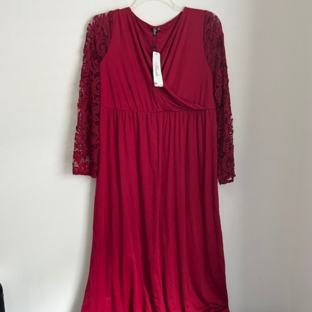 Kranda Red Dress Size 3XL
